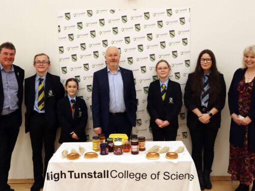 Exwold Technology supports free breakfast scheme at High Tunstall College of Science