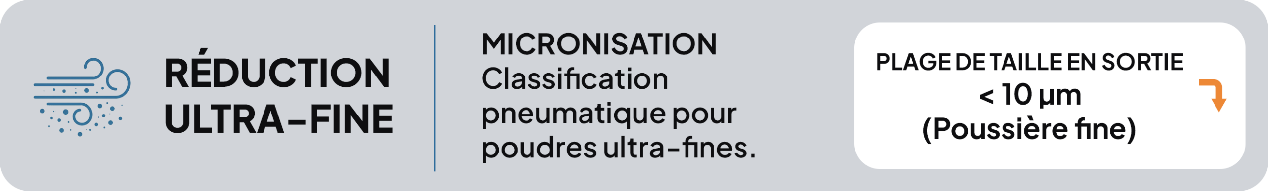 RÉDUCTION ULTRA-FINE
